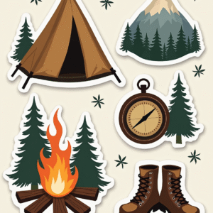 Travel & Exploration - Sticker Sheet v28